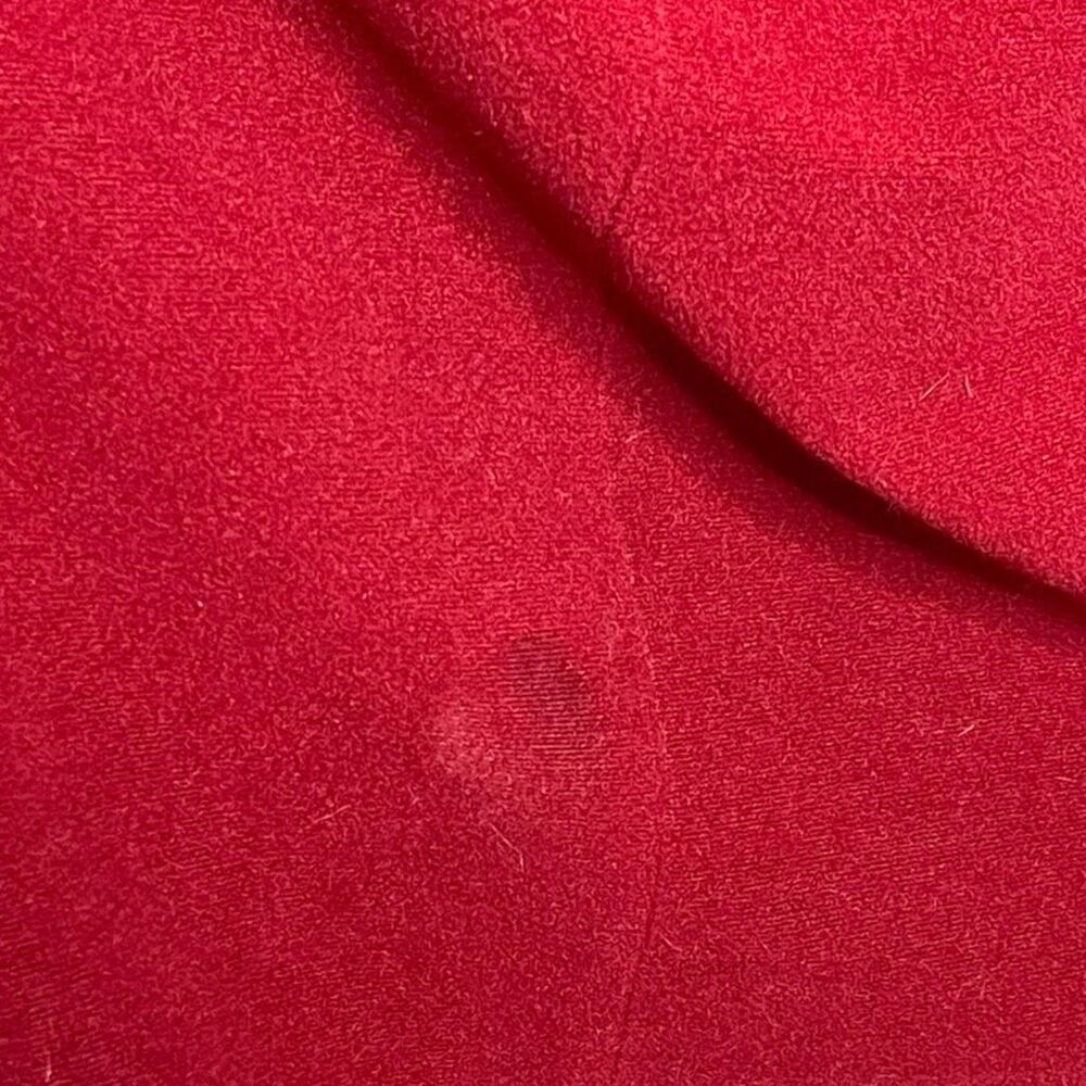 Vintage Vanity Fair Robe Red Velour Zip Up Long Sleeve Women’s Size Medium - Picture 10 of 14